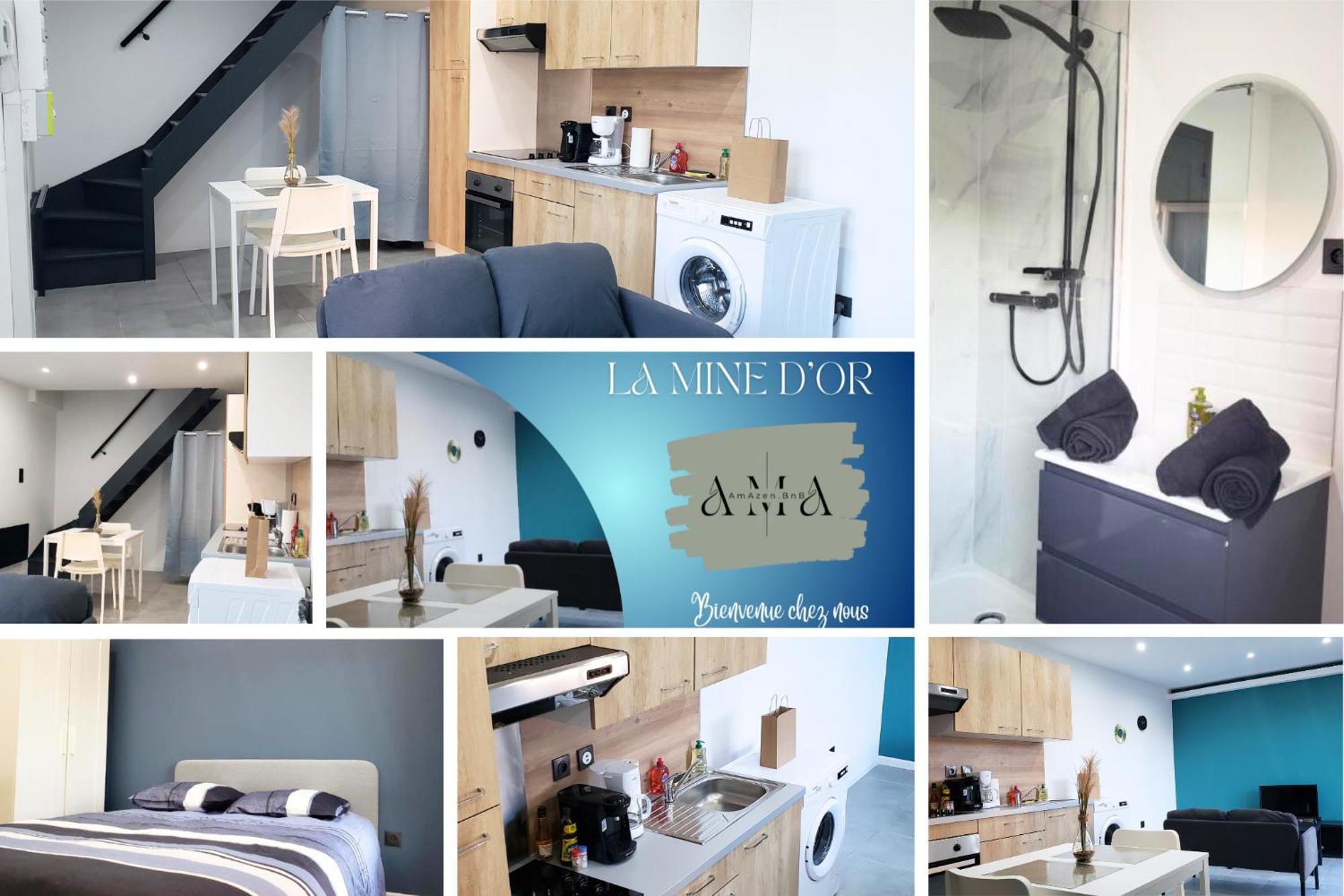 La Mine D'Or - Wifi - Parking Prive Apartment Lens Bagian luar foto